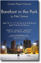 Poster for 'Barefoot in the Park' by Neil Simon