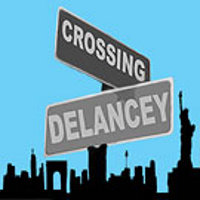 Logo for Susan Sandler's 'Crossing Delancey' (Design by Jeff Kemeter)