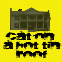 Logo for Tennessee Williams's 'Cat on a Hot Tin Roof' (Design by Jeff Kemeter)