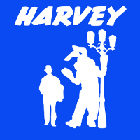 Logo for Mary Chase's 'Harvey' (Design by Jeff Kemeter)