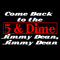 Logo for Ed Graczyk's 'Come Back to the 5 & Dime, Jimmy Dean, Jimmy Dean' (Design by Jeff Kemeter)