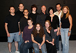 'Still Life with Iris': First Row: John Newkirk, Matt Hermes, Jon Schelb, Zac Lape, Randy Benge, Kim Garrison Hopcraft, Tim Browning (director), Sue Rasche (stage manager); Second Row: Amy Anderson, Madeline Jobrack, Lorelei Moore